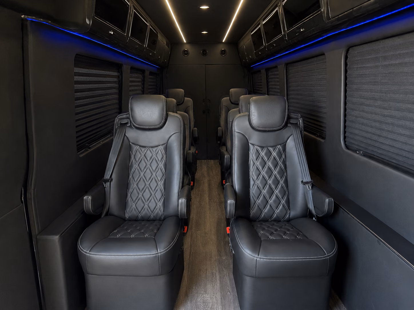 10 passenger sprinter van inside