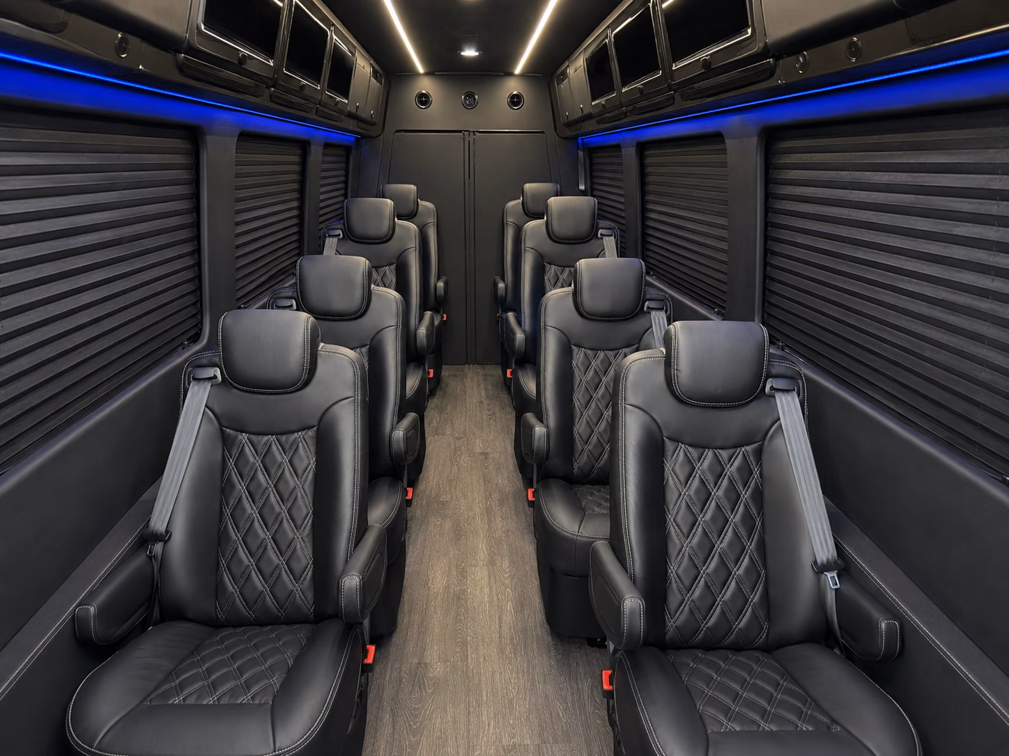 20 passenger sprinter van inside