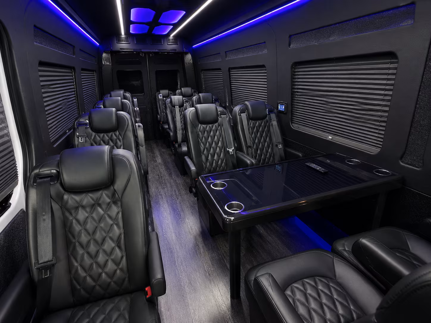 boulder 18 passenger sprinter van inside