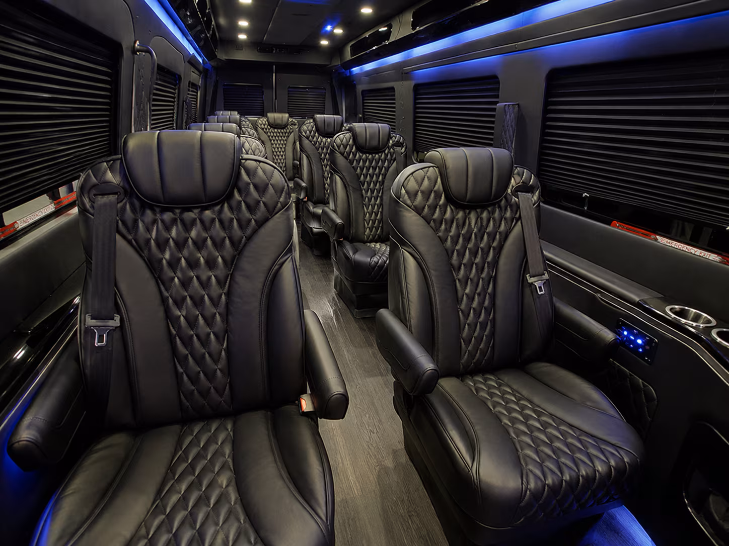 boulder 20 passenger sprinter van interior