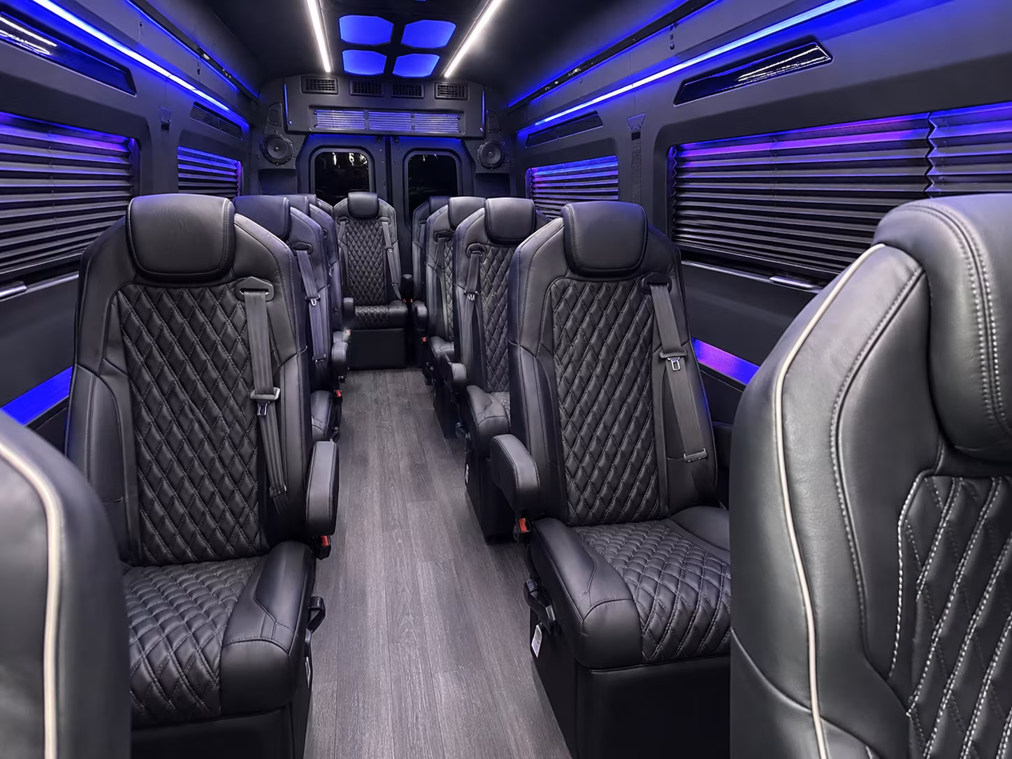 boulder 8 passenger sprinter van inside
